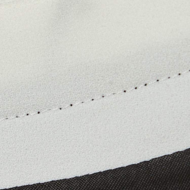 مملوكة مسبقًا Boutique Moschino Black Cotton Bow Detail Cup Sleeve Sheath Dress S