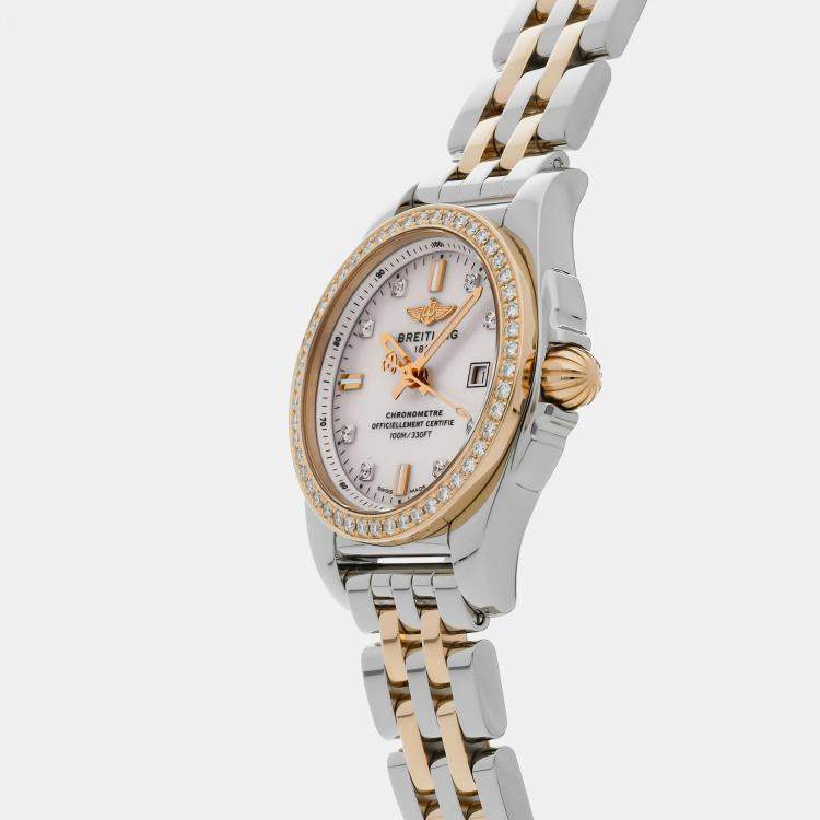 Pre Owned Breitling Galactic C7234853/A792 29 mm Quartz Women's Wristwatch