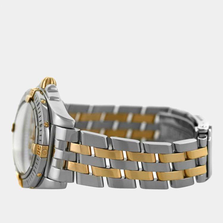Pre Owned Breitling Cockpit B71356 Quartz MOP Stainless Steel Women's Wristwatch 32 mm