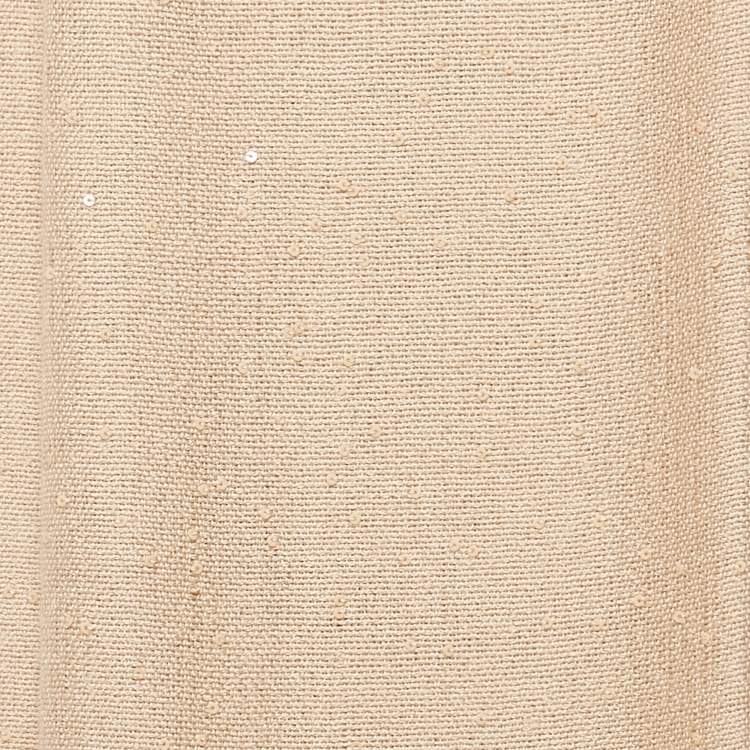 Pre Owned Brunello Cucinelli Beige Sequined Cashmere and Silk Stole