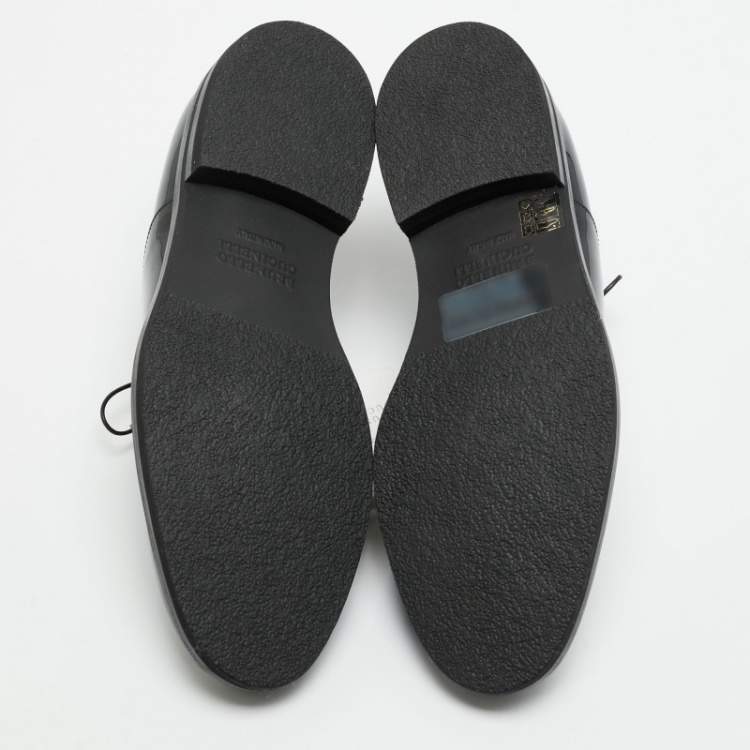 Pre Owned Brunello Cucinelli Size 43 Black Patent Leather Oxfords