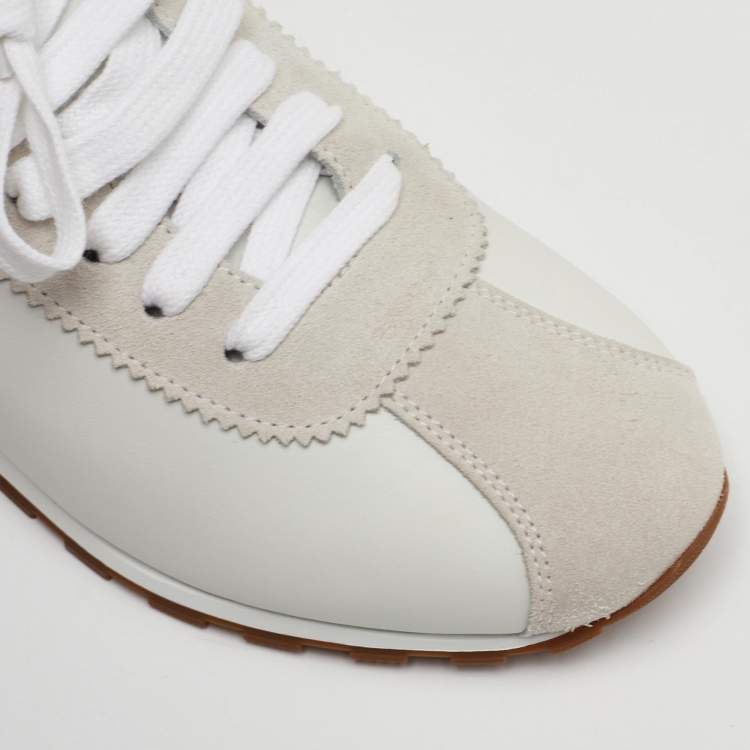 مملوكة مسبقًا حذاء رياضي برونيللو كوتشينيلي سليب أون جلد أسود مقاس 39.5