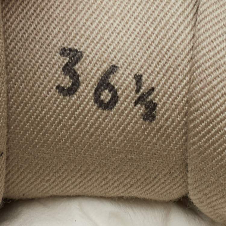 Pre Owned Brunello Cucinelli Size 36.5 Black Nylon and Suede Low Embellished Top Sneakers