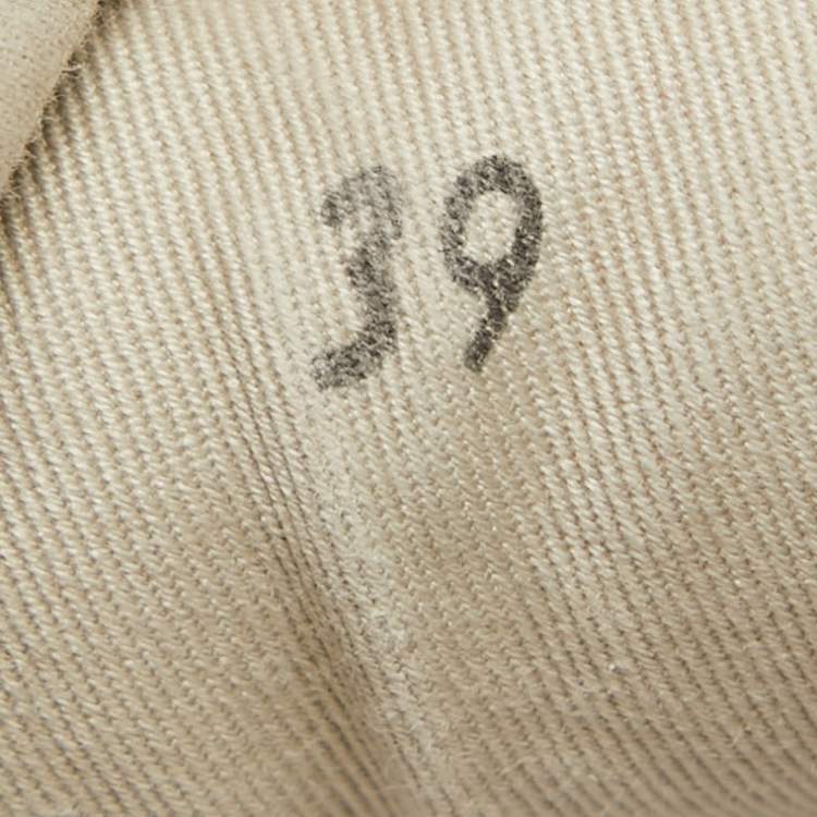 Pre Owned Brunello Cucinelli Light Grey Suede Low Top Sneakers Size 39