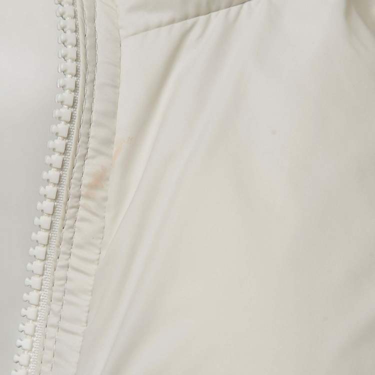 Pre Owned Brunello Cucinelli Green Synthetic Zip-Up Quilted Down Vest S