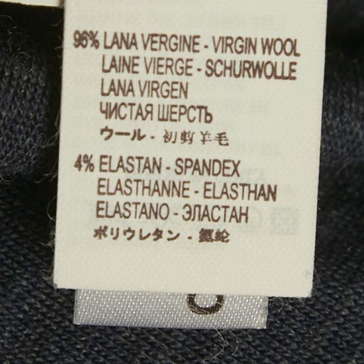 Pre Owned Brunello Cucinelli Blue Jersey Crewneck T-Shirt Dress L