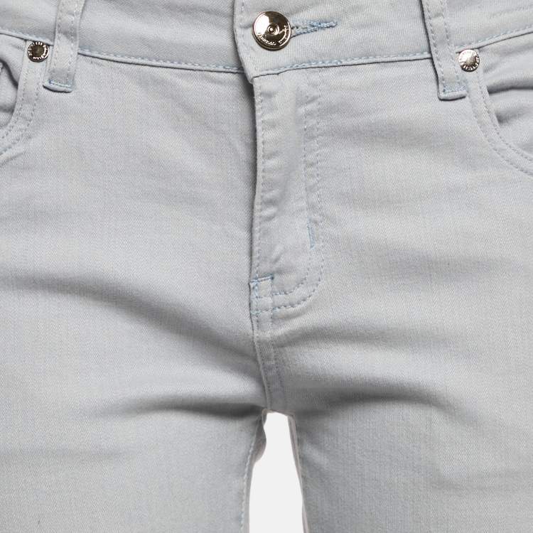 مملوكة مسبقًا Brunello Cucinelli Light Blue Denim Skinny Fit Jeans S Waist 30"