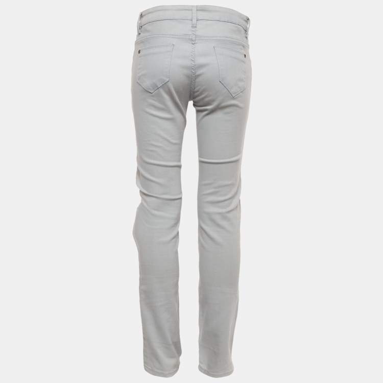 مملوكة مسبقًا Brunello Cucinelli Light Blue Denim Skinny Fit Jeans S Waist 30"