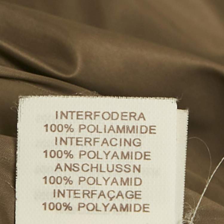 Pre Owned Brunello Cucinelli Grey Wool Blend Down Vest Jacket S