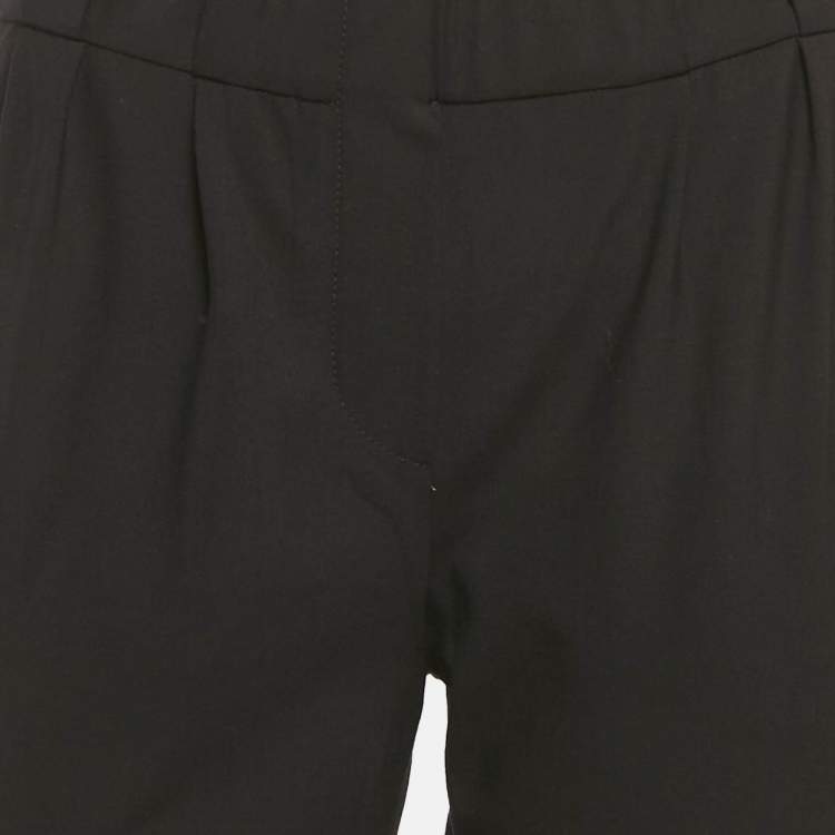 Pre Owned Brunello Cucinelli Black Monili Detail Trousers S