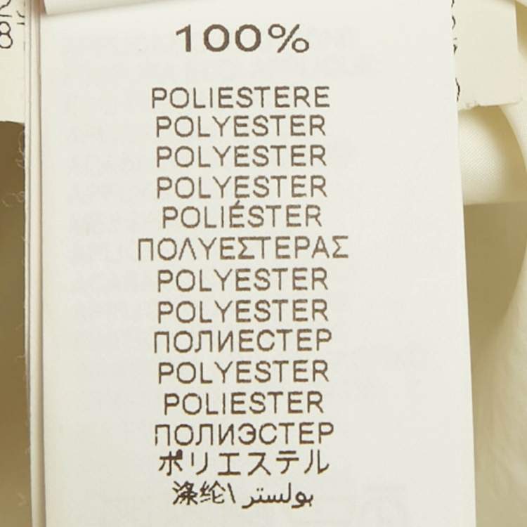 Pre Owned Brunello Cucinelli Light Green Synthetic Puffer Down Jacket S