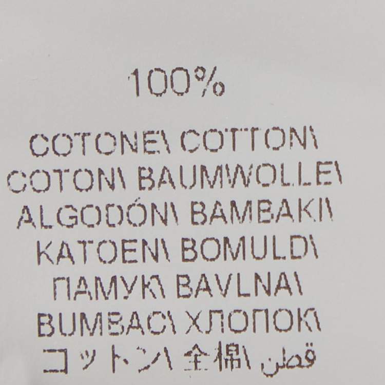 Pre Owned Brunello Cucinelli White Cotton Monili Detail Sweatpants S