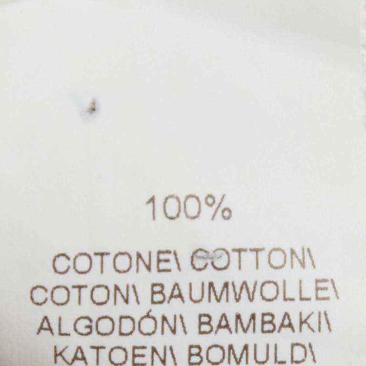 Pre Owned Brunello Cucinelli Cream Jersey Monoli Hooded Sweatshirt S