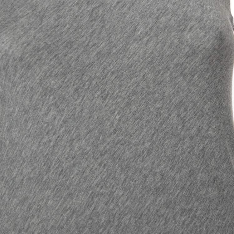 Pre Owned Brunello Cucinelli Grey Cotton Tank Top S