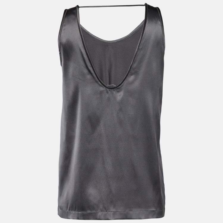 Brunello offers Cucinelli Silk Tank Top S Grey