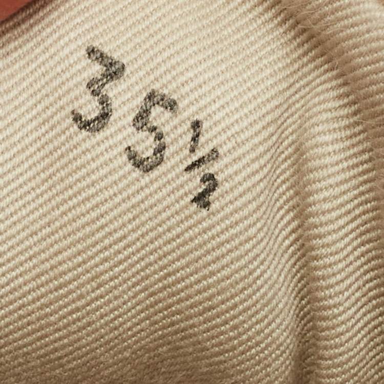 Pre Owned Brunello Cucinelli Grey Leather Lace Up Sneakers Size 35.5