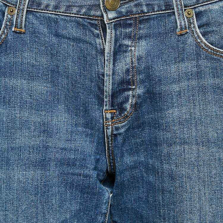 Pre Owned Burberry Brit Blue Denim Relax Skinny Fit Jeans S Waist 26"