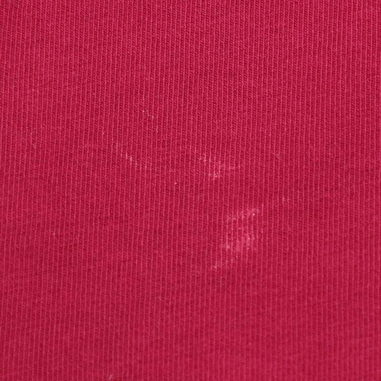 Pre Owned Burberry Brit Magenta Jersey Long Sleeve Top S