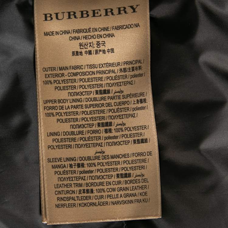 مملو�كة مسبقًا Burberry Brit Black Quilted Puffer Dalesbury Jacket S