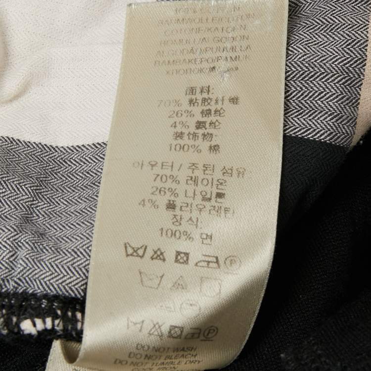 Pre Owned Burberry Brit Black Knit Westbourne Jean Leggings L