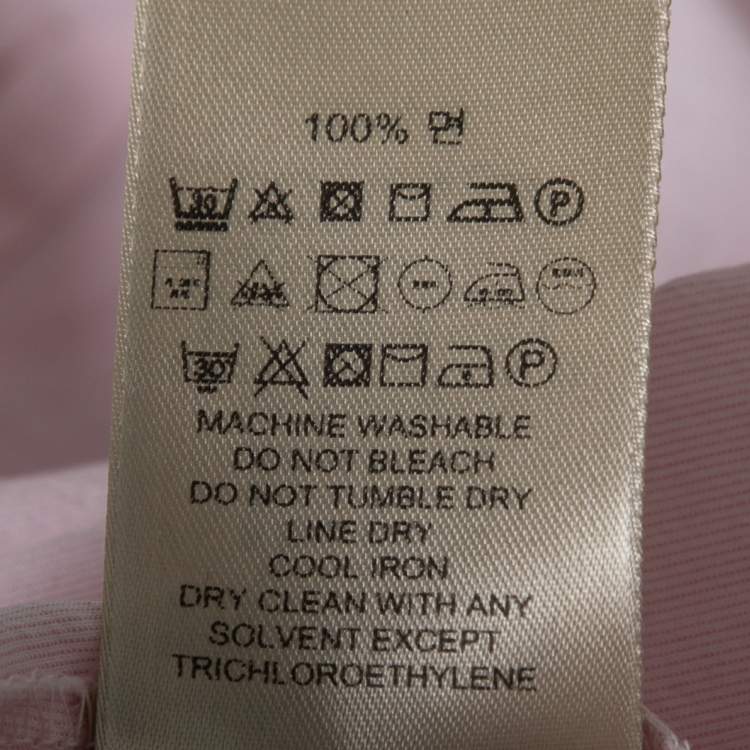 مملوكة مسبقًا Burberry Brit Pink Cotton Button Front Shirt M