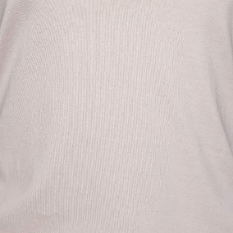 مملوكة مسبقًا Burberry Brit Light Pink Cotton Checked Collar Polo T-Shirt M