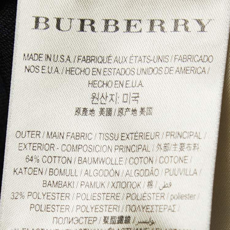 Pre Owned Burberry Brit Blue Stretch Denim Flared Jeans S Waist 26"