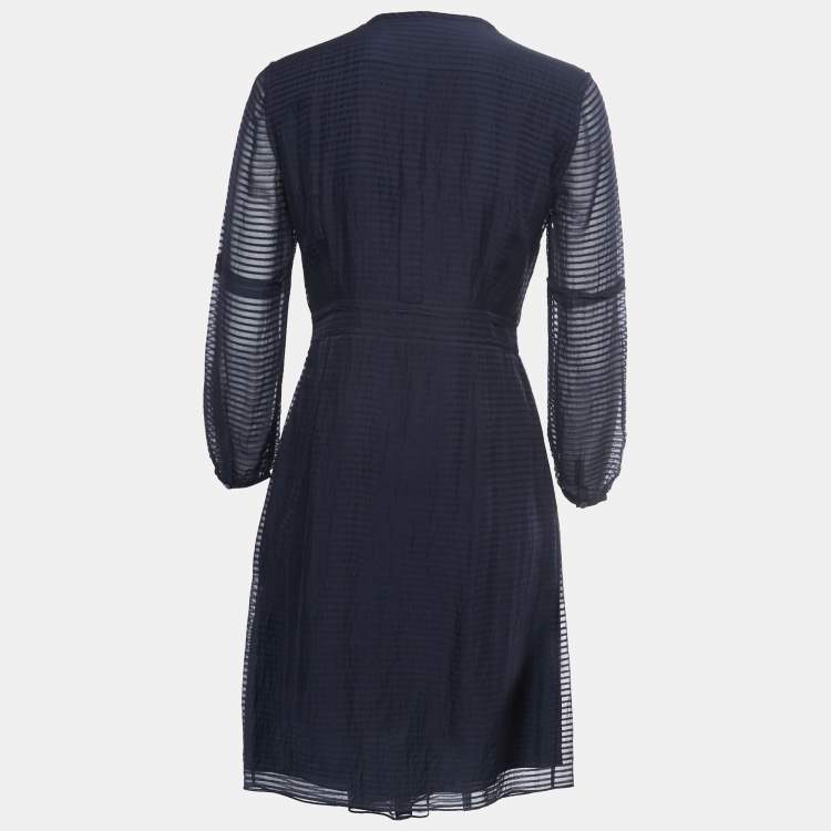 Store New Burberry Silk dress Navy 7/8