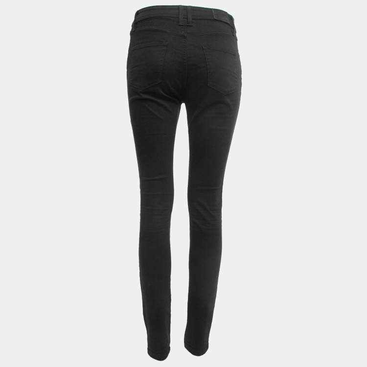 Pre Owned Burberry Brit Black Denim Skinny Jeans S Waist 27"