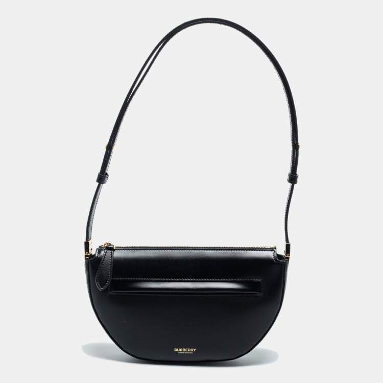 Burberry Black Leather Mini Olympia Leather Shoulder Bag Burberry | TLC