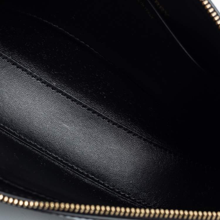 Pre Owned Burberry Black Leather Mini Olympia Leather Shoulder Bag