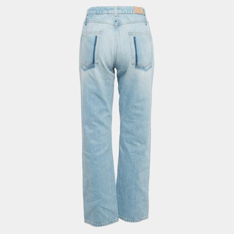 Pre Owned Burberry London Blue Denim Straight Jeans M Waist 30"