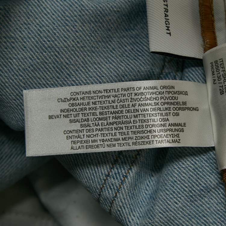 Pre Owned Burberry London Blue Denim Straight Jeans M Waist 30"