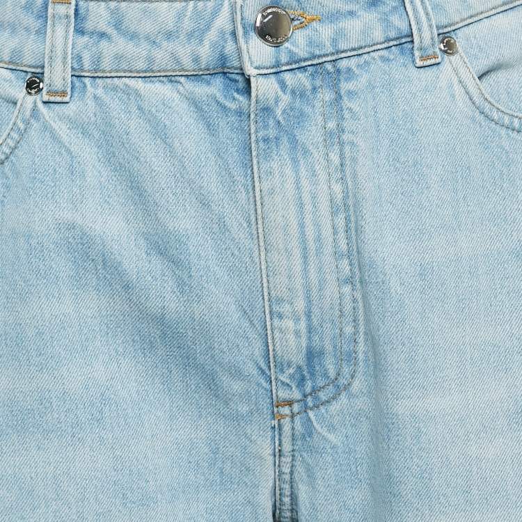 Pre Owned Burberry London Blue Denim Straight Jeans M Waist 30"