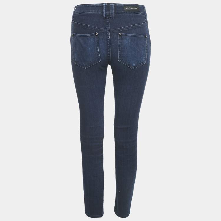 مملوكة مسبقًا Burberry London Blue Denim Jeans S Waist 26"