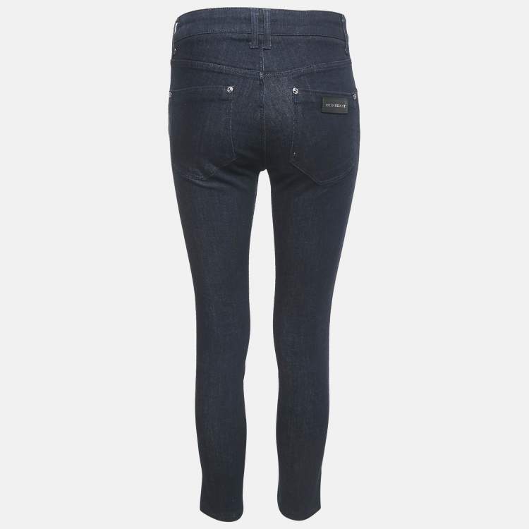 Pre Owned Burberry London Navy Blue Denim Cannington Jeans M Waist 29"
