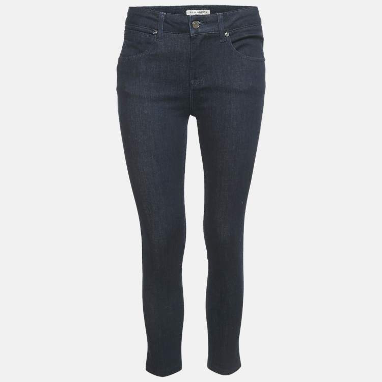 Pre Owned Burberry London Navy Blue Denim Cannington Jeans M Waist 29"