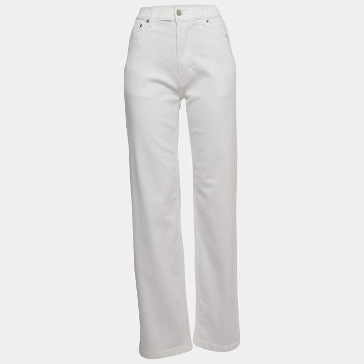 Burberry jeans white online