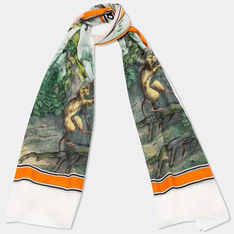 Burberry monkey hot sale scarf