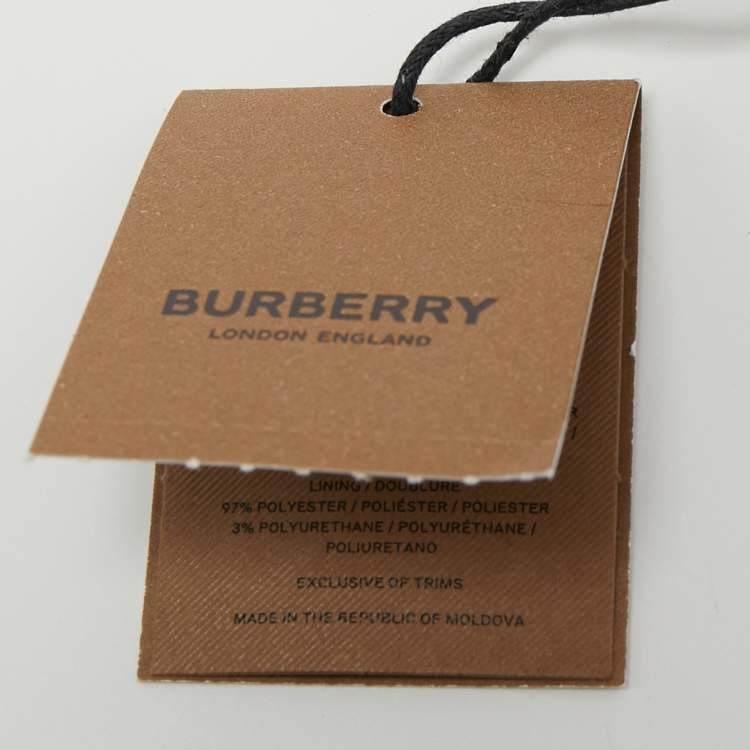 Pre Owned Burberry Blue/Black Water Camo  Print  Leather Pocket Phone Pouch Bag