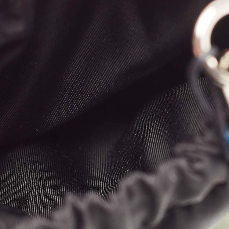 Pre Owned Burberry Black Nylon Water Bottle Holder Strap Pouch