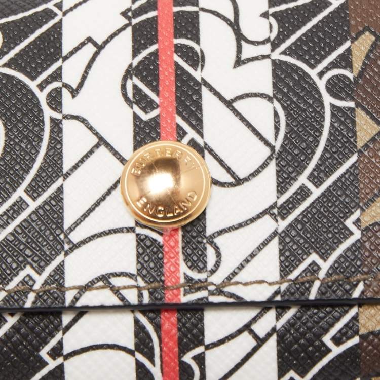 Pre Owned Burberry Multicolor TB-Print Coated Canvas and Leather AirPod Pro Case