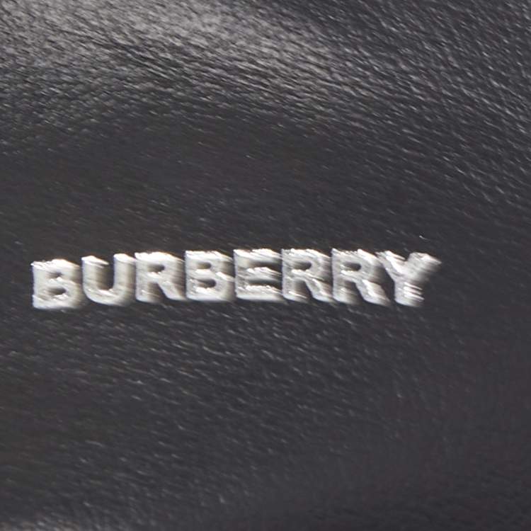 Pre Owned Burberry Black Nylon Logo Water Bottle Holder