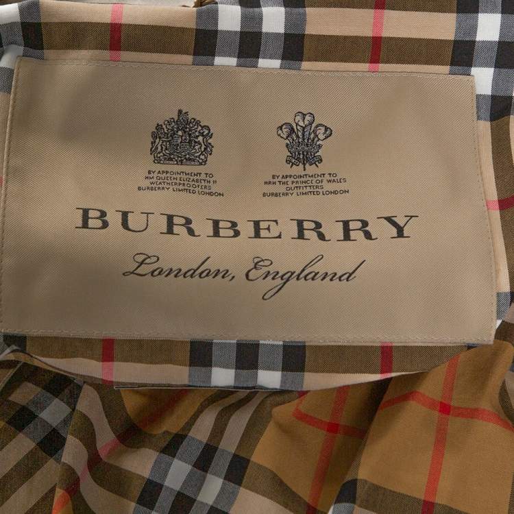 burberry camden car coat sandstone