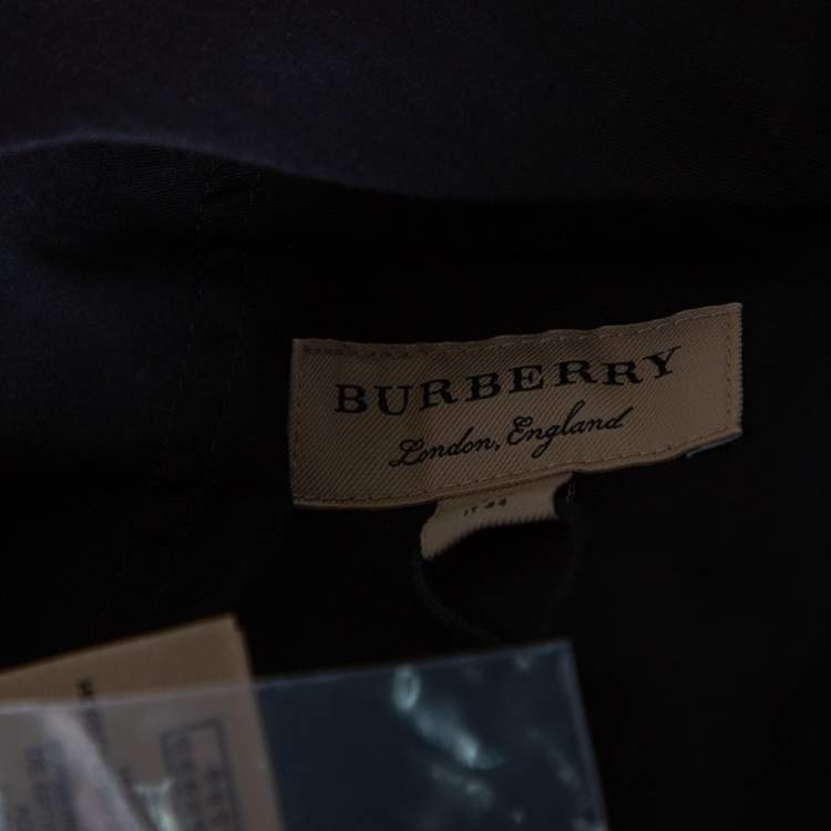 Pre Owned Burberry Bright Red Cotton Archive Print Pat Hanover Cigarette Pants M