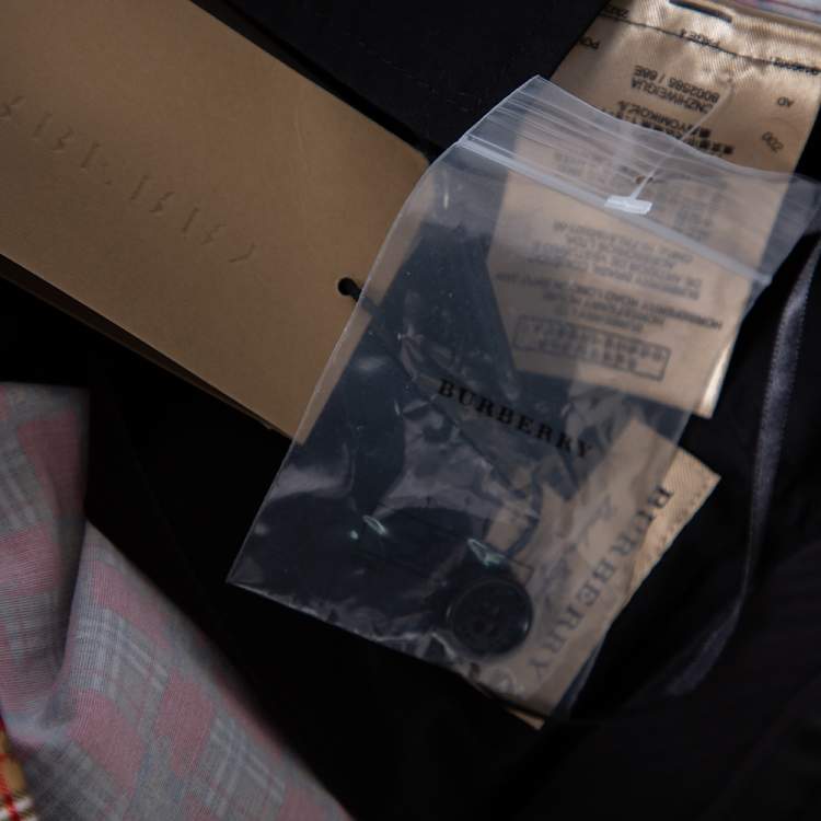 Pre Owned Burberry Bright Red Cotton Archive Print Pat Hanover Cigarette Pants M
