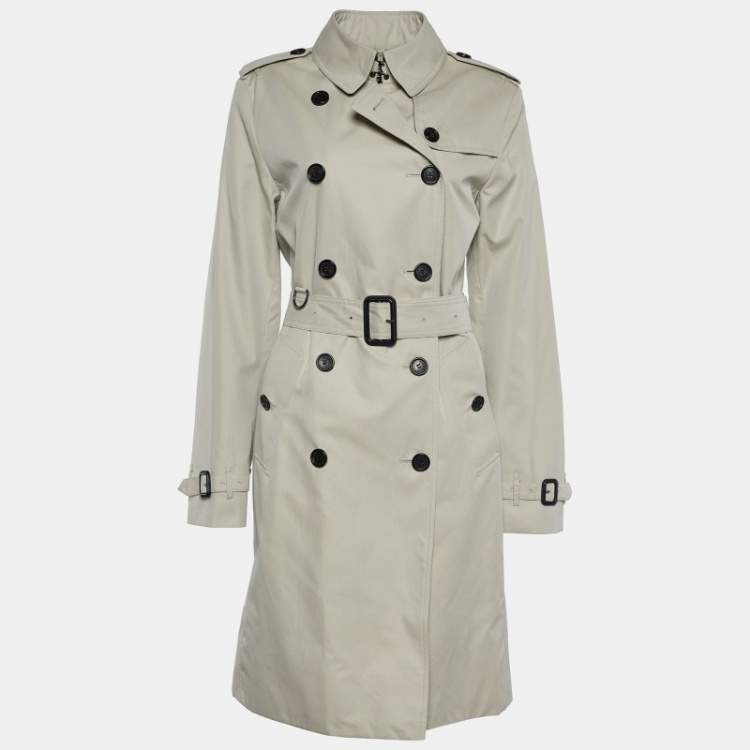 مملوكة مسبقًا Burberry Beige Cotton Double Breasted Trench Coat M