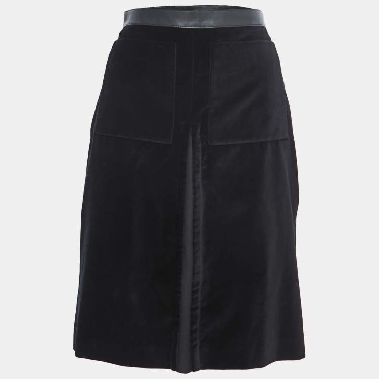 Burberry on sale velvet skirt