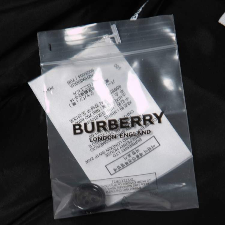 مملوكة مسبقًا Burberry Black Mohair & Wool Pocket Detail Zohra Trousers S