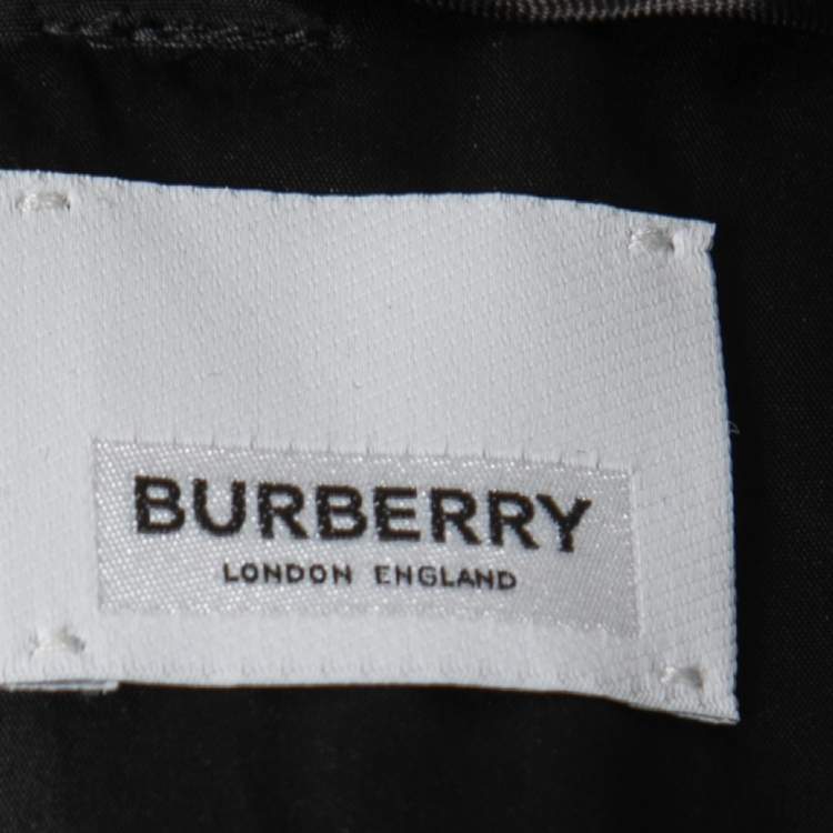 مملوكة مسبقًا Burberry Black Mohair & Wool Pocket Detail Zohra Trousers S